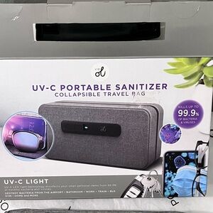 UV-C PORTABLE NIB AUTHENTIC SANITIZER COLLAPSIBLE TRAVEL BAG